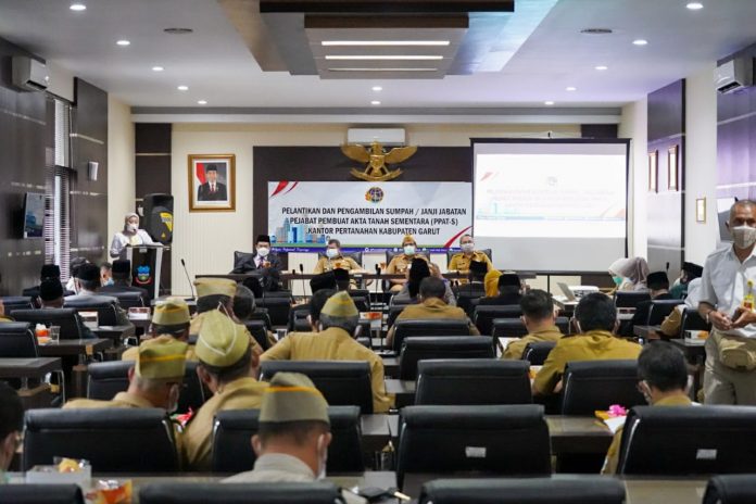 Bupati Garut : 380 Ribu Tanah di Kabupaten Garut Sudah Bersertifikat