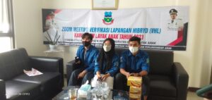 Forum Anak Daerah (FAD) Garut, mengikuti Verifikasi Lapangan Hibryd Kabupaten Layak Anak di Kantor DPPKBPPPA Garut, yang berlokasi di Kecamatan Tarogong Kidul, Kabupaten Garut, Jum'at (11/6/2021)