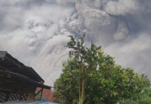 Gunung Semeru Meletus, Warga Mengungsi