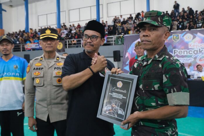 Kasdim 0611 Garut, Mayor Jaja membuka resmi Kejuaraan Pencak Silat se-Priangan di Garut