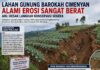 Lahan Gunung Barokah Cimenyan Alami Erosi Sangat Berat, Ahli Desak Langkah Konservasi Segera