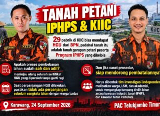Pemuda Pancasila PAC Telukjambe Timur Soroti HGB di Atas Lahan IPHPS