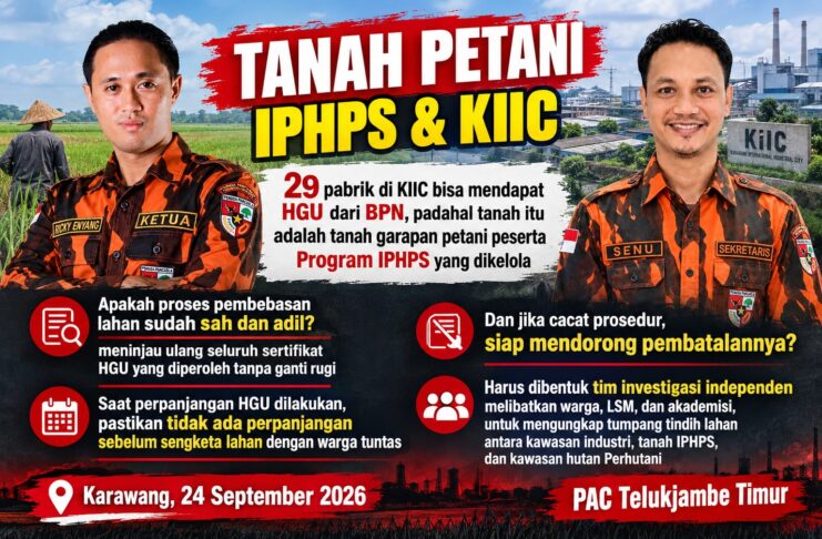Pemuda Pancasila PAC Telukjambe Timur Soroti HGB di Atas Lahan IPHPS