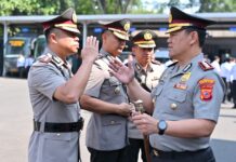 Kapolrestabes Bandung Pimpin Sertijab, Dua Jabatan Strategis Berganti