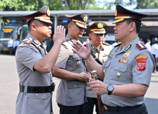 Kapolrestabes Bandung Pimpin Sertijab, Dua Jabatan Strategis Berganti